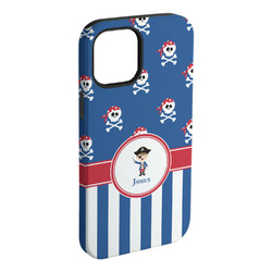 Blue Pirate iPhone Case - Rubber Lined - iPhone 15 Pro Max (Personalized)