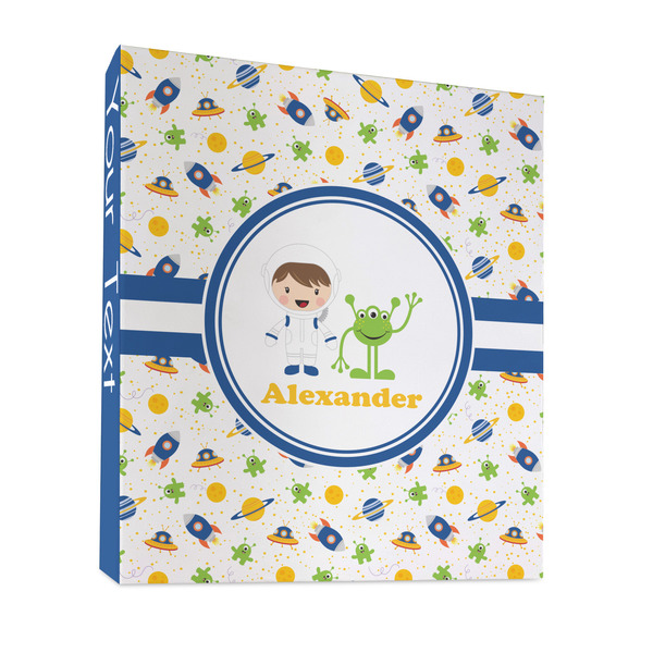 Custom Boy's Space Themed 3 Ring Binder - Full Wrap - 1" (Personalized)