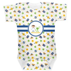 Boy's Space Themed Baby Bodysuit 0-3 (Personalized)
