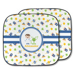 Boy's Space Themed Car Sun Shade - Two Piece (Personalized)