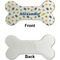 Boy's Space Themed Ceramic Flat Ornament - Bone Front & Back Single Print (APPROVAL)