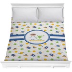 Boy's Space Themed Comforter - Full / Queen (Personalized)