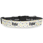 Boy's Space Themed Deluxe Dog Collar (Personalized)