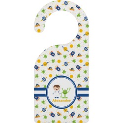 Boy's Space Themed Door Hanger (Personalized)