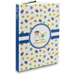 Boy's Space Themed Hardbound Journal - 7.25" x 10" (Personalized)