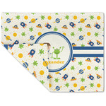 Boy's Space Themed Double-Sided Linen Placemat - Single w/ Name or Text