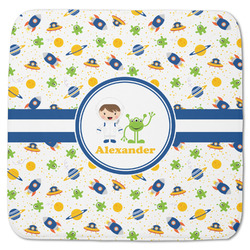 Boy's Space Themed Memory Foam Bath Mat - 48"x48" (Personalized)