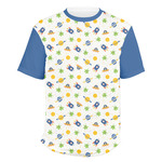 Boy's Space Themed Men's Crew T-Shirt - Medium