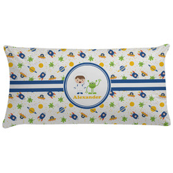 Boy's Space Themed Pillow Case - King (Personalized)