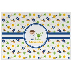 Boy's Space Themed Laminated Placemat w/ Name or Text