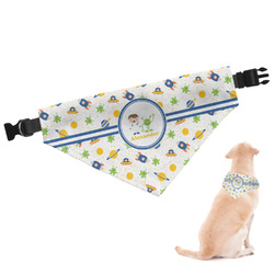 Boy's Space Themed Dog Bandana - XLarge (Personalized)