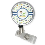 Boy's Space Themed Retractable Badge Reel (Personalized)