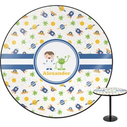 Boy's Space Themed Round Table - 30" (Personalized)