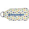 Boy's Space Themed Sanitizer Holder Keychain - Large (Back)