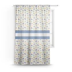 Boy's Space Themed Sheer Curtain - 50"x84"