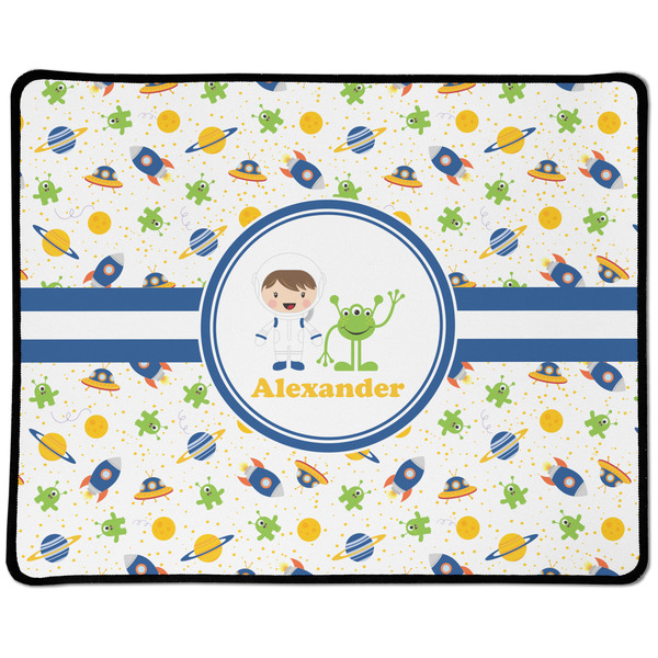 Custom Boy's Space Themed Large Gaming Mouse Pad - 12.5" x 10" (Personalized)