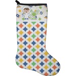 Boy's Space Themed Holiday Stocking - Neoprene