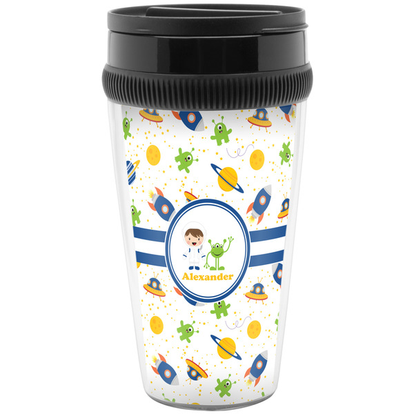 Custom Boy's Space Themed Acrylic Travel Mug without Handle (Personalized)