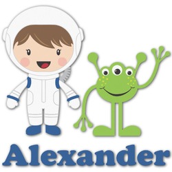 Boy's Space Themed Graphic Decal - Custom Sizes (Personalized)