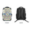 Boy's Space & Geometric Print 15" Backpack - APPROVAL