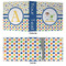 Boy's Space & Geometric Print 3 Ring Binders - Full Wrap - 3" - APPROVAL