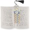 Boy's Space & Geometric Print Bookmark with tassel - In book