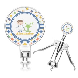 Boy's Space & Geometric Print Corkscrew (Personalized)