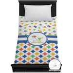 Boy's Space & Geometric Print Duvet Cover - Twin XL (Personalized)