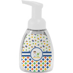 Boy's Space & Geometric Print Foam Soap Bottle - White (Personalized)