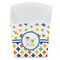 Boy's Space & Geometric Print French Fry Favor Box - Front View