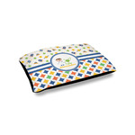 Boy's Space & Geometric Print Outdoor Dog Bed - Small (Personalized)