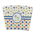 Boy's Space & Geometric Print Party Cup Sleeve - without bottom (Personalized)