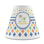 Boy's Space & Geometric Print Chandelier Lamp Shade (Personalized)