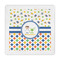 Boy's Space & Geometric Print Standard Decorative Napkin - Front View