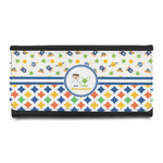 Boy's Space & Geometric Print Leatherette Ladies Wallet (Personalized)