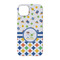 Boy's Space & Geometric Print iPhone 14 Case - Back