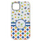 Boy's Space & Geometric Print iPhone 14 Plus Tough Case - Back