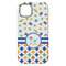 Boy's Space & Geometric Print iPhone 14 Pro Max Tough Case - Back