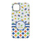 Boy's Space & Geometric Print iPhone 14 Pro Tough Case - Back