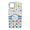 Boy's Space & Geometric Print iPhone 14 Tough Case - Back