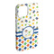 Boy's Space & Geometric Print iPhone 15 Plus Case - Angle