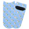 Boy's Astronaut Adult Ankle Socks - Single Pair - Front and Back