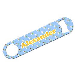 Boy's Astronaut Bar Bottle Opener - White w/ Name or Text