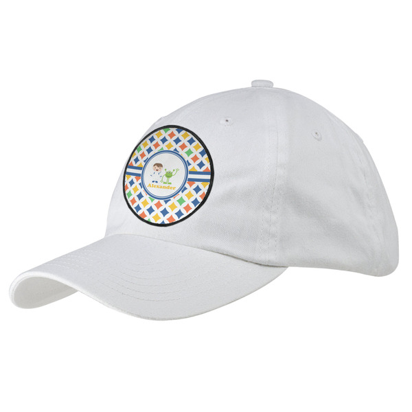 Custom Boy's Astronaut Baseball Cap - White (Personalized)