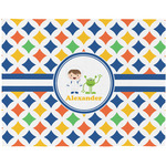 Boy's Astronaut Woven Fabric Placemat - Twill w/ Name or Text