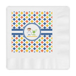 Boy's Astronaut Embossed Decorative Napkins (Personalized)