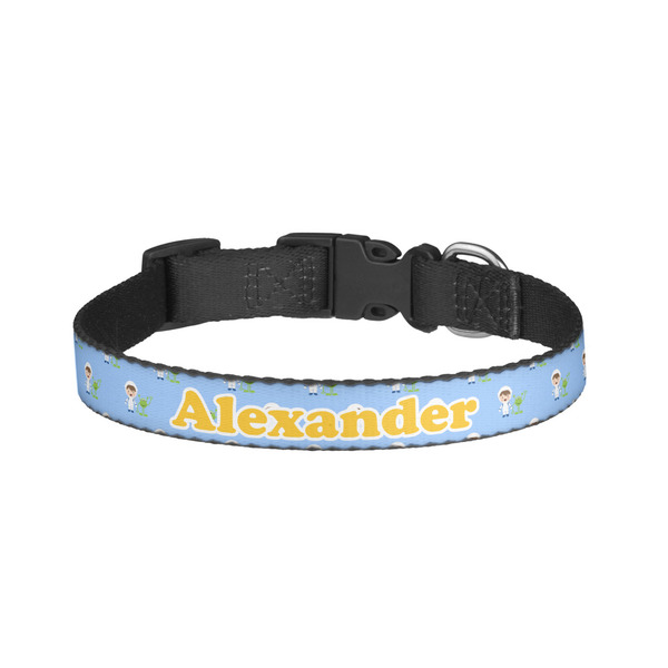 Custom Boy's Astronaut Dog Collar - Small (Personalized)