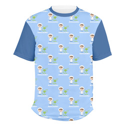 Boy's Astronaut Men's Crew T-Shirt - Large (Personalized)