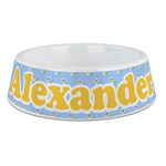 Boy's Astronaut Plastic Dog Bowl - Large (Personalized)