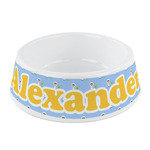 Boy's Astronaut Plastic Dog Bowl - Small (Personalized)